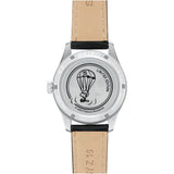 Seiko 5 White Dial Black Leather Strap Men Watch SRPK27K1P