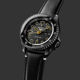 Bruce Lee Black Leather & Nylon Strap Men Watch SRPK39K1