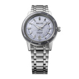 Seiko Presage Silver Stainless Steel Strap Men Watch SRPL73J1
