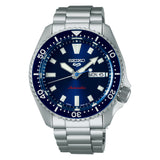 Seiko 5 Sports SKX Blue Dial Stainless Steel Strap Men Watch SRPL83K1