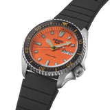 Seiko 5 Sports Black Silicone Strap Men Watch SRPL89K1