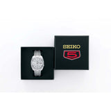 Seiko 5 Sports Silver Stainless Steel Strap Men Watch SRPL91K1
