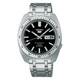 Seiko 5 Sports SKX Black Dial Stainless Steel Strap Men Watch SRPL93K1
