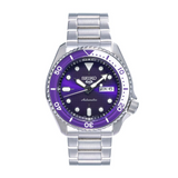 Seiko Sports SKX Purple Dial Men's Watch - Day-Date Display | SRPM11K1