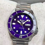 Seiko Sports SKX Purple Dial Men's Watch - Day-Date Display | SRPM11K1
