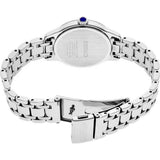 Seiko White And Silver Stainless Steel Strap Women Watch SRZ537P1