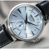 Seiko Presage Blue Dial Leather Strap Men Watch SSA343J1