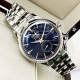 Seiko Presage Blue Dial Silver Stainless Steel Strap Men Watch SSA347J1P