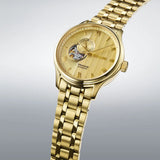 Seiko Presage Gold Stainless Steel Strap Unisex Watch SSA468J1