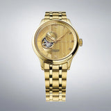 Seiko Presage Gold Stainless Steel Strap Unisex Watch SSA468J1