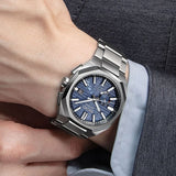 Seiko Astron GPS Blue Dial Silver Stainless Steel Strap Men Watch SSJ013J1