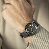 Seiko Presage GMT Brown Dial Leather Strap Men Watch SSK013J1