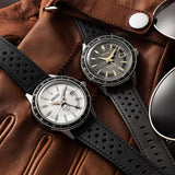 Seiko Presage GMT Brown Dial Leather Strap Men Watch SSK013J1