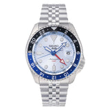 GMT Silver Stainless Steel Strap Men Watch SSK029K1