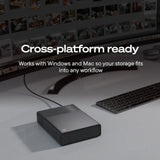 Seagate One Touch Desktop Hub USB-C External Hard Drive (20TB, 24TB) STNB24000400