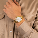 Seiko Classic Gold Stainless Steel Strap Unisex Watch SUR314P1P