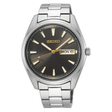 Seiko Classic Silver Stainless Steel Strap Men Watch SUR343P1P