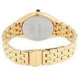 Seiko Gold Stainless Steel Strap Women Watch SUR384P1P