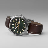 Seiko Classic Green Dial Brown Leather Strap Men Watch SUR449P1P