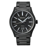 Seiko Black Stainless Steel Strap Men Watch SUR515P1P
