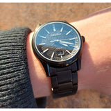 Seiko Black Stainless Steel Strap Men Watch SUR515P1P