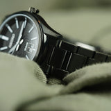 Seiko Black Stainless Steel Strap Men Watch SUR515P1P