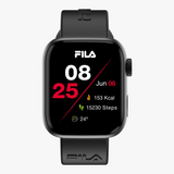 Fila Smartwatch Black Silicone Strap Men's Watch SW/35B.APEC
