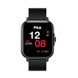 Fila Digital Black Silicone Strap Smartwatch - Heart Rate | SW/63B.APEC