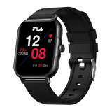 Fila Digital Black Silicone Strap Smartwatch - Heart Rate | SW/63B.APEC