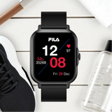 Fila Digital Black Silicone Strap Smartwatch - Heart Rate | SW/63B.APEC