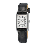 Seiko Classic Black Leather Strap Women Watch SWR107P1