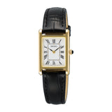 Seiko Classic Black Leather Strap Women Watch SWR108P1