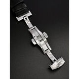 Mandetbrote Mechanical Exception Leather Strap Men's Watch - Orbital | Silver