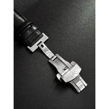 Mandetbrote Mechanical Exception Leather Strap Men's Watch - Orbital | Silver