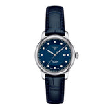 Tissot Le Locle Blue Leather Strap Women's Watch - Date Display | T0062071604600