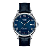 Tissot Le Locle Blue Leather Strap Men's Watch - Date Display | T0064071604300 (39mm)