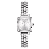 Tissot Lovely Square Silver Dial & Stainless Steel Strap Men Watch T0581091103601