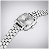 Tissot Lovely Square Silver Dial & Stainless Steel Strap Men Watch T0581091103601