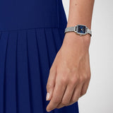 Tissot Lovely Square Blue Dial Silver Stainless Steel Strap Women Watch T0581091104101