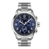 Tissot Chrono Blue Dial Stainless Steel Strap Men's Watch T1164171104200