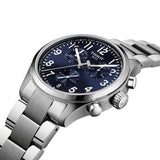 Tissot Chrono Blue Dial Stainless Steel Strap Men's Watch T1164171104200