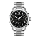 Tissot Chrono Black Dial Stainless Steel Strap Men's Watch T1164171105200