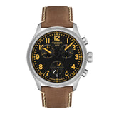 Tissot Chrono Brown Leather Strap Men's Watch - Chronograph | T1164171605201