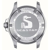 Tissot Seastar Black Dial Silver Stainless Steel Strap Men Watch T1202101105100