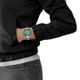 Tissot Seastar Turquoise Dial Stainless Steel Strap Men's Watch T1202101109100