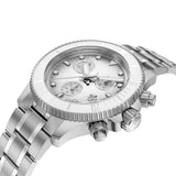 Tissot Seastar Silver Stainless Steel Strap Men's Watch - Chronograph | T1202171101100
