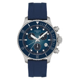 Tissot Seastar 1000 Blue Silicone Strap Men's Watch - Chronograph | T1202171704100
