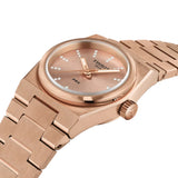 TISSOT PRX T1370103350600 25mm CARNATION GOLD STEEL WATCH