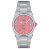 Tissot PRX Pink Dial Stainless Steel Women's Watch T1372101133100
