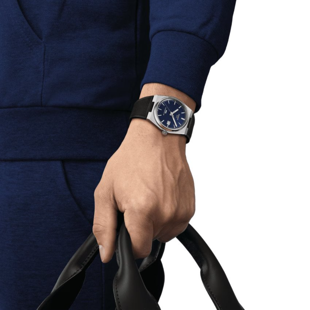 Tissot PRX  PowerMatic Black Rubber Strap Men's Watch T1374071704100